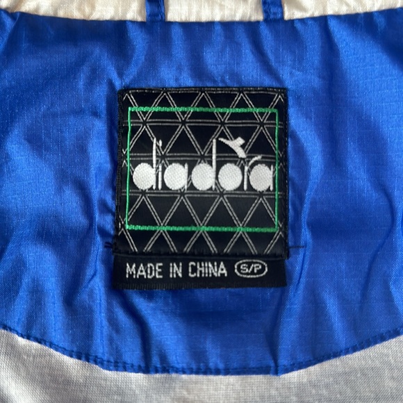 Vintage Matching Diadora Zip Track Jacket Windbreakers - Picture 8 of 14